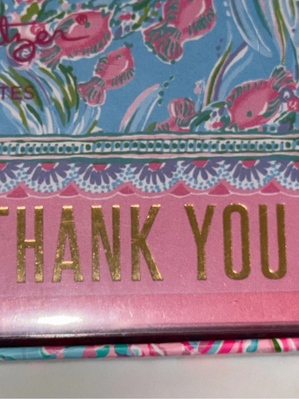 Lilly Pulitzer Thank You cards NEW Rare